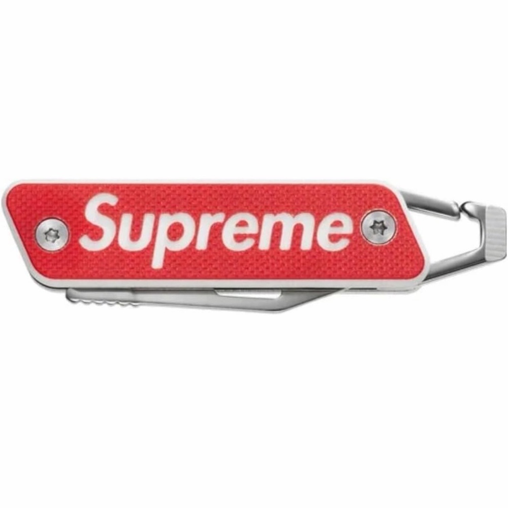 SUPREME®/TRUE® MODERN KEYCHAIN KNIFE- Red